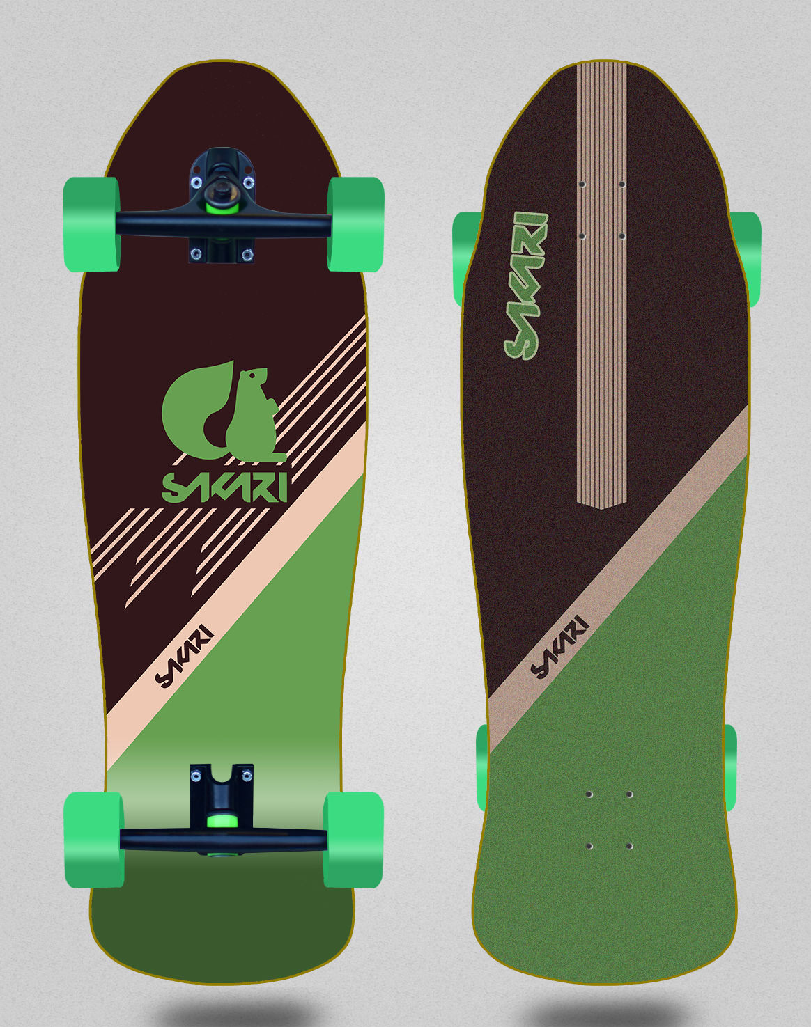 Sakari cruiser - Vin art green Cavaleiro 9.625x30