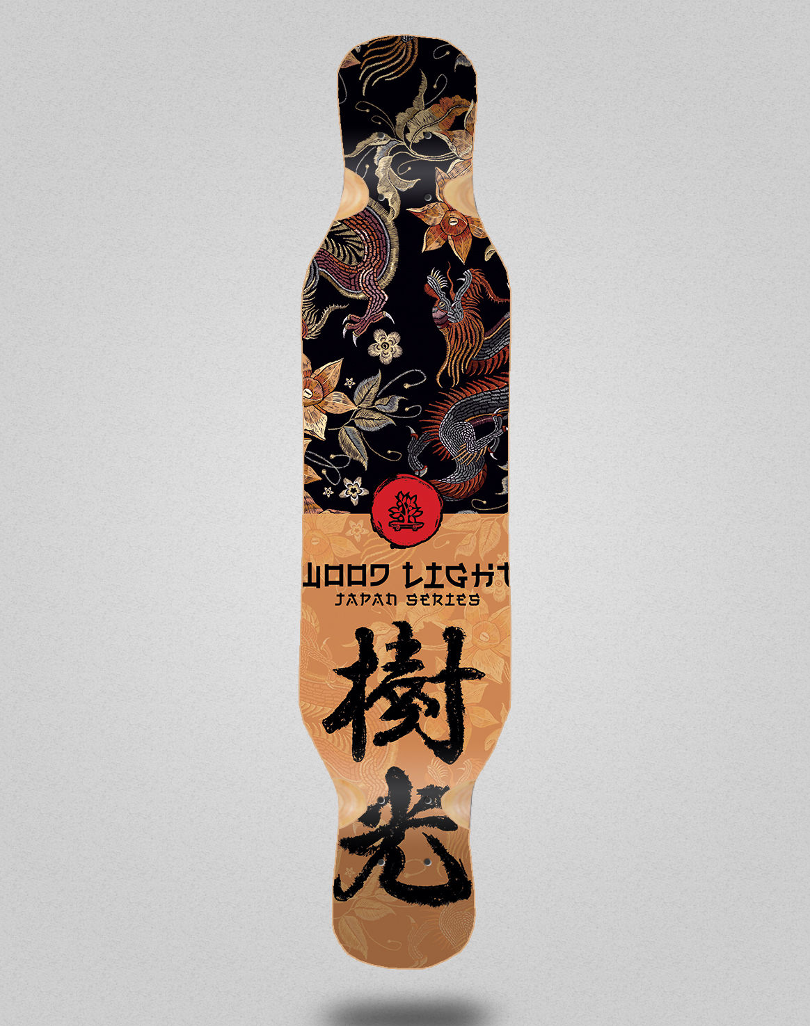 Wood light japan series Furia longboard deck 46x10