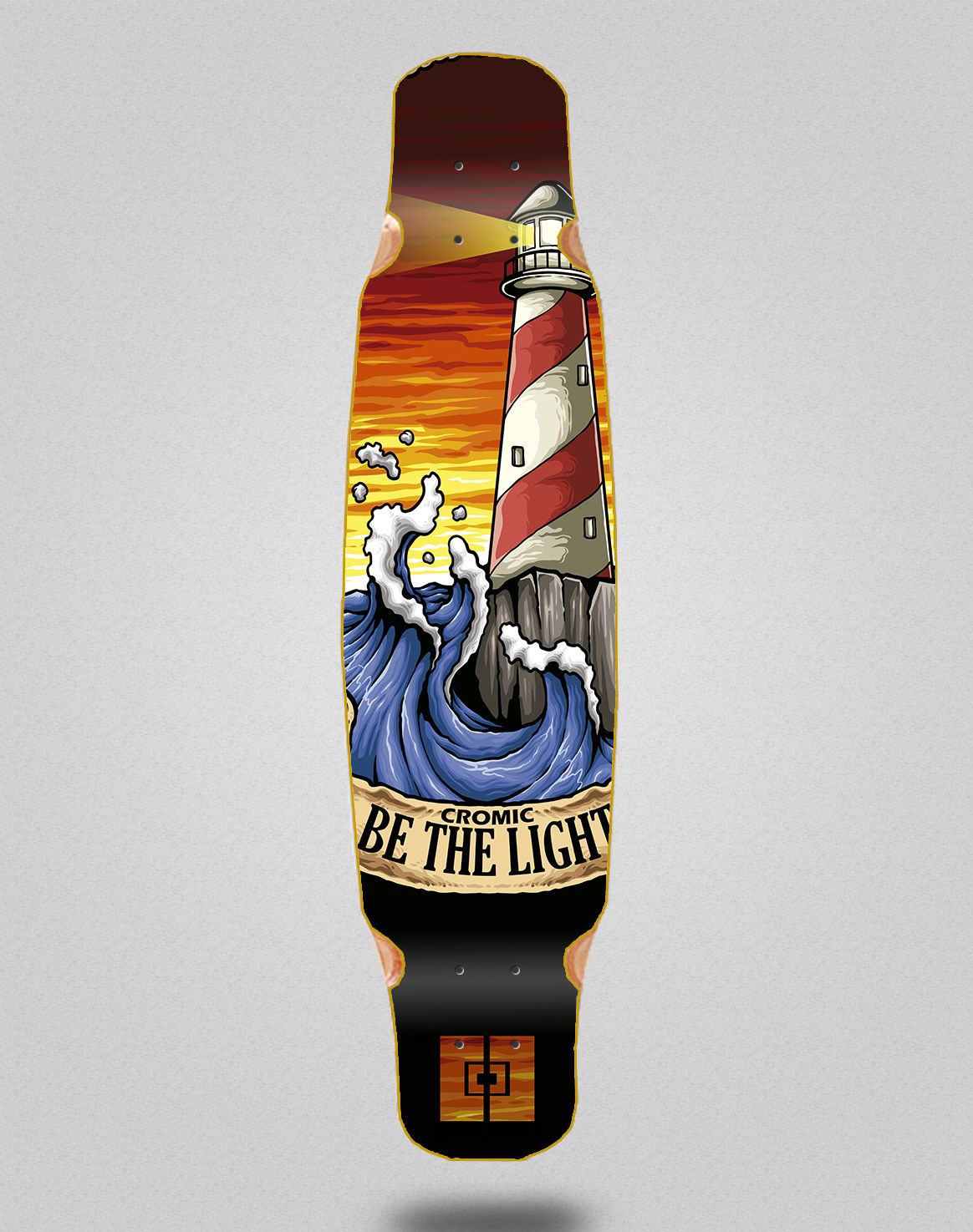 Cromic Be the light longboard deck dance 46x9
