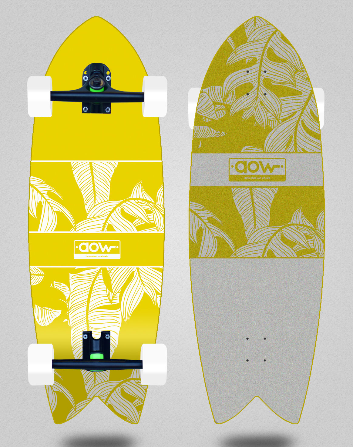 Aow cruiser - Blue tropic yellow 32 fish