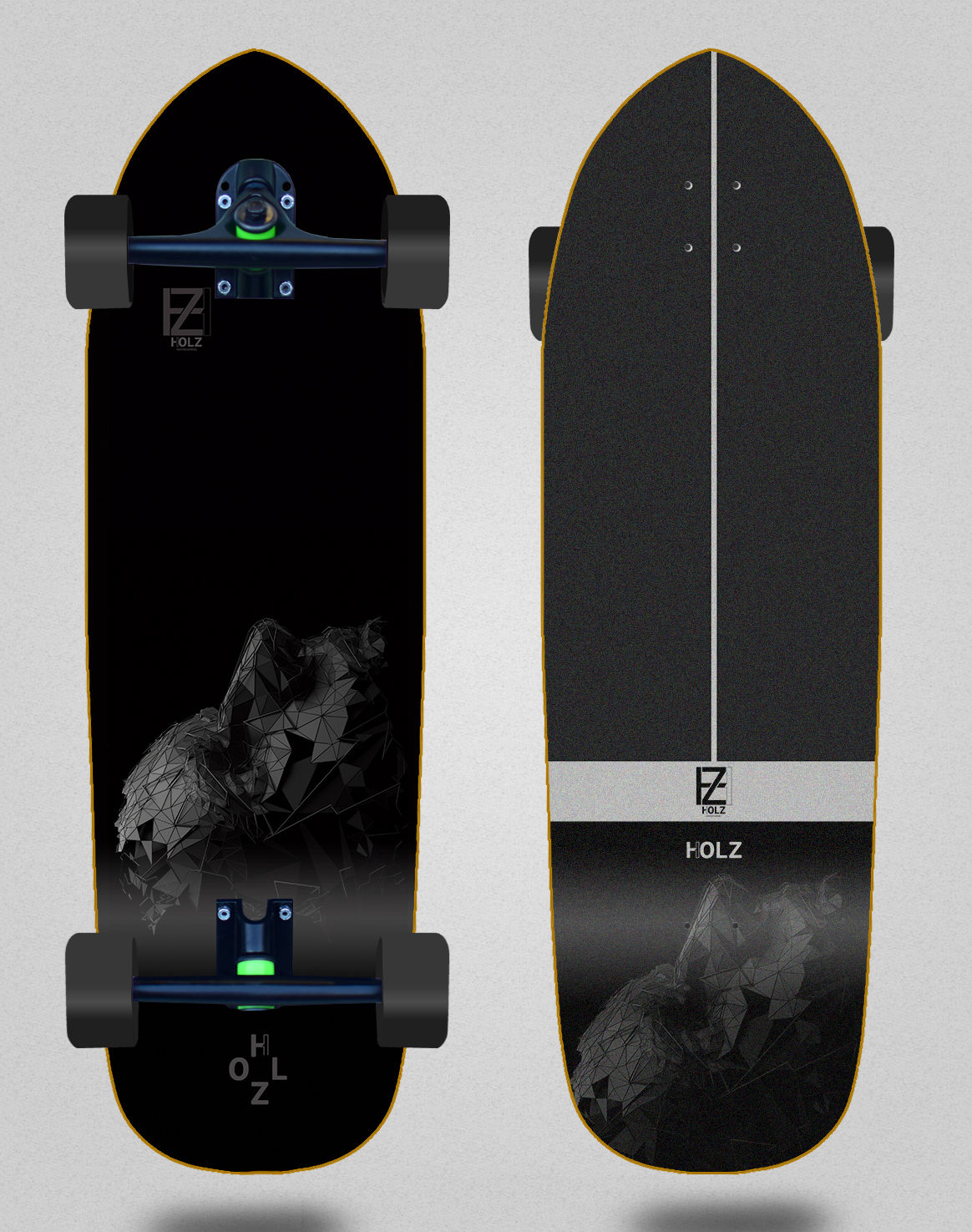 Holz cruiser Critical black 33.5