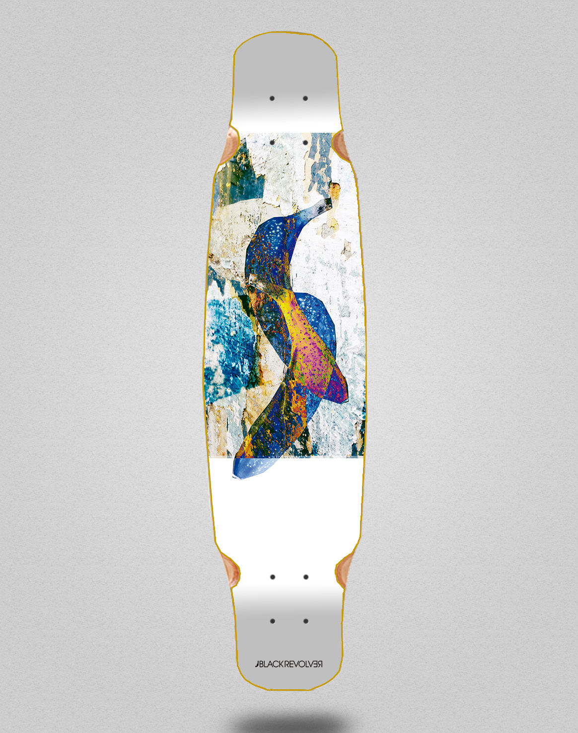 Black Revolver Rotten fruit 1 longboard deck bamboo dance 46x9