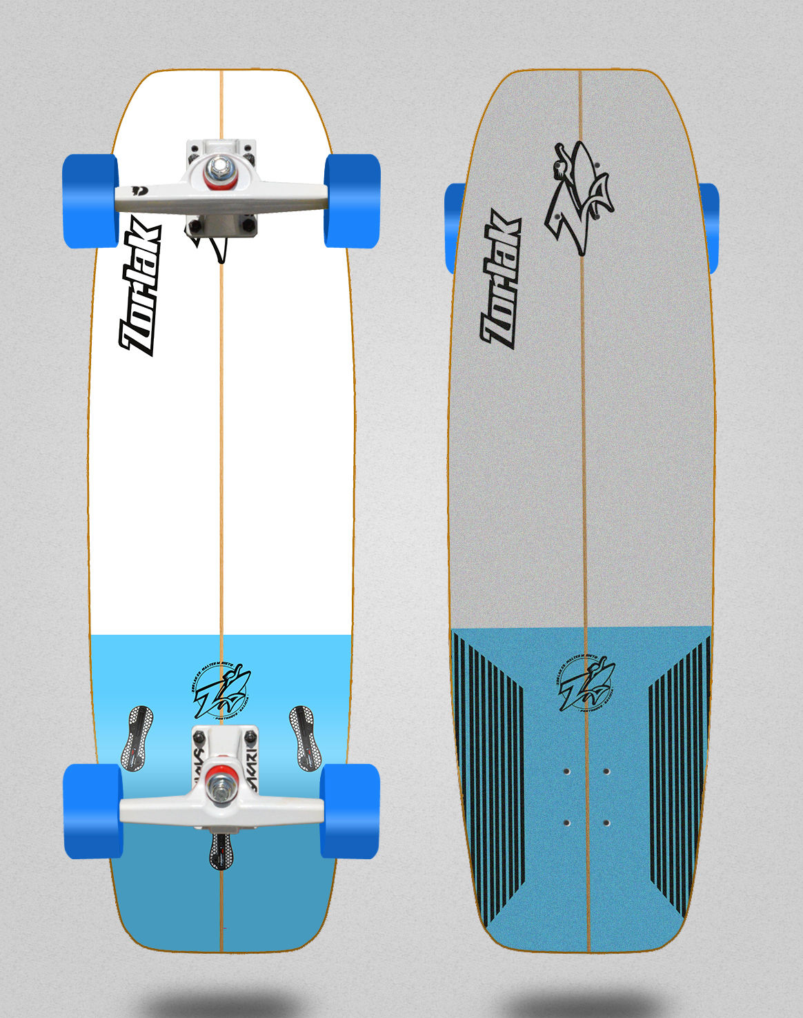 Zorlak surfskate SGI Cabo Polonio blue 31.5