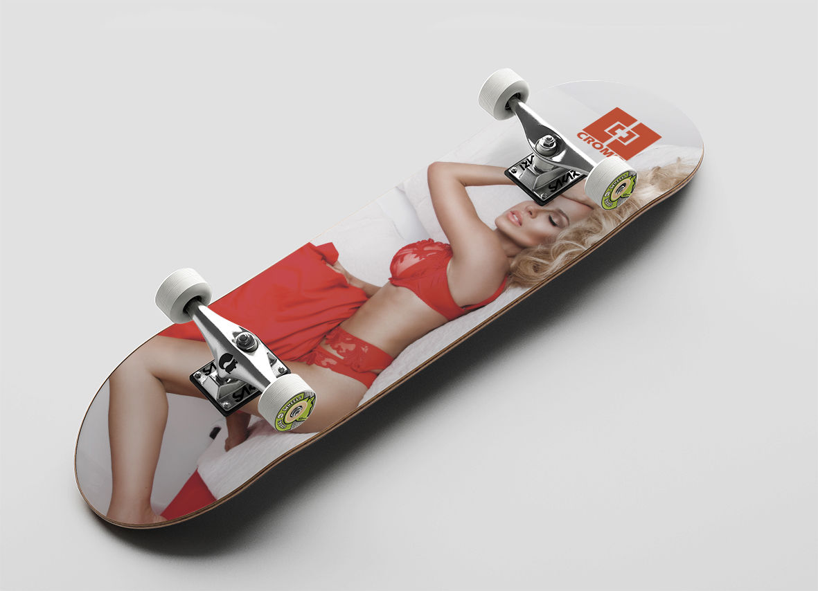 Cromic Pasion red skate complete