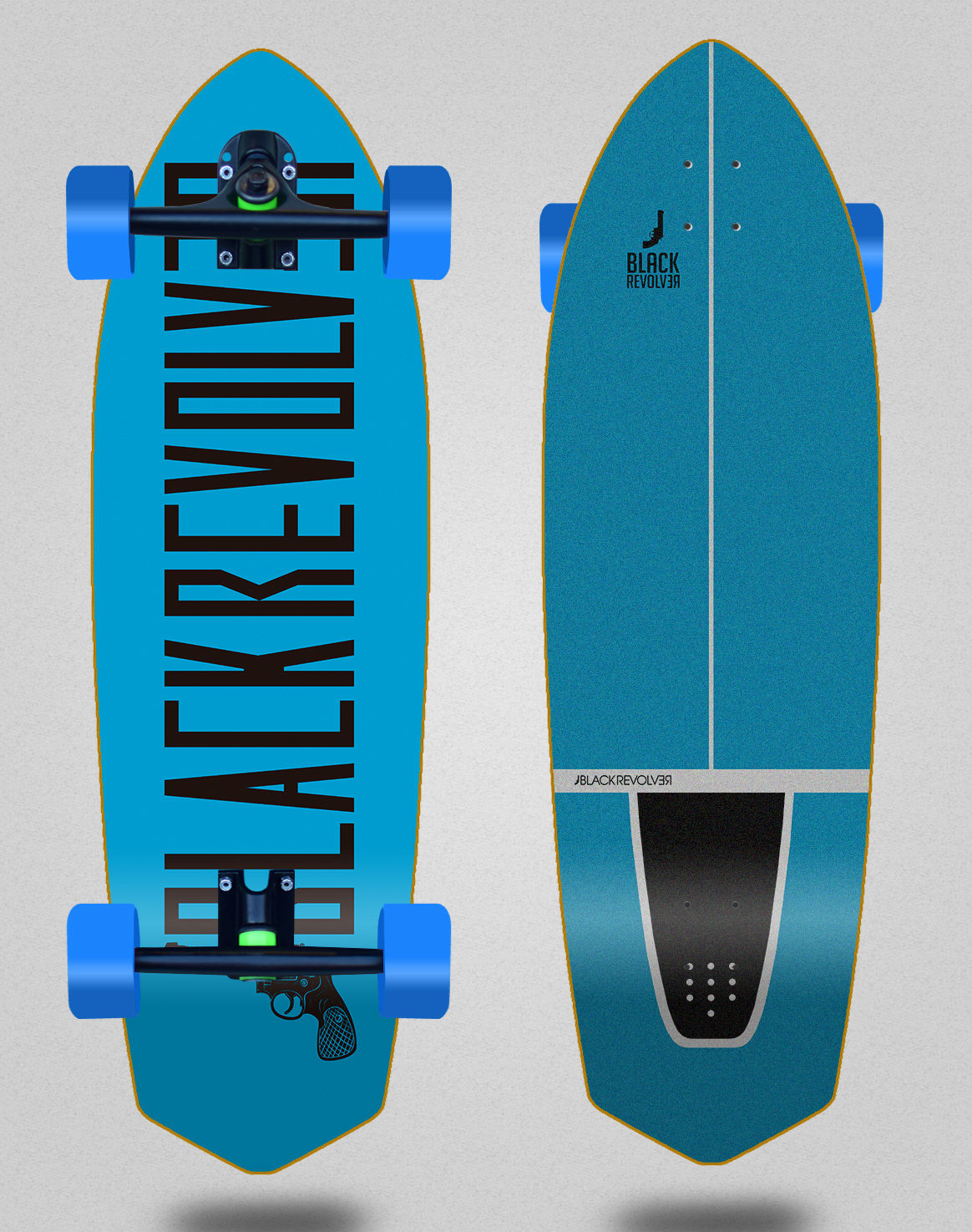 Black Revolver cruiser Color blue black 33