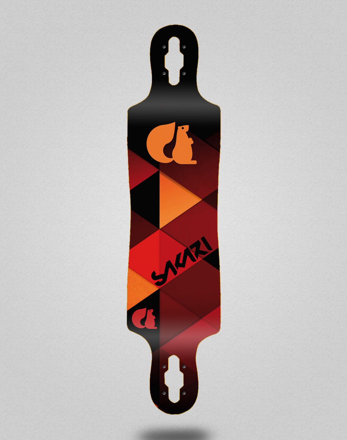 Sakari Ares longboard deck 40x9