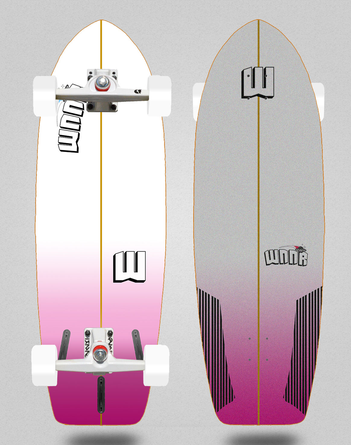 Wnnr surfskate SGI Deep pink 29