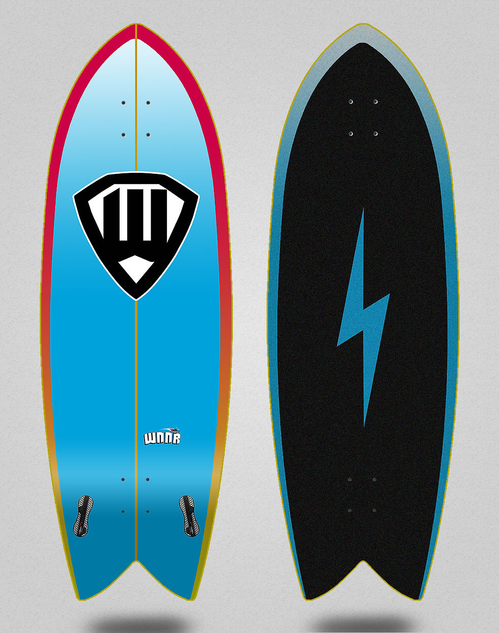 Thumbnail: Wnnr surfskate deck WR special 32 fish