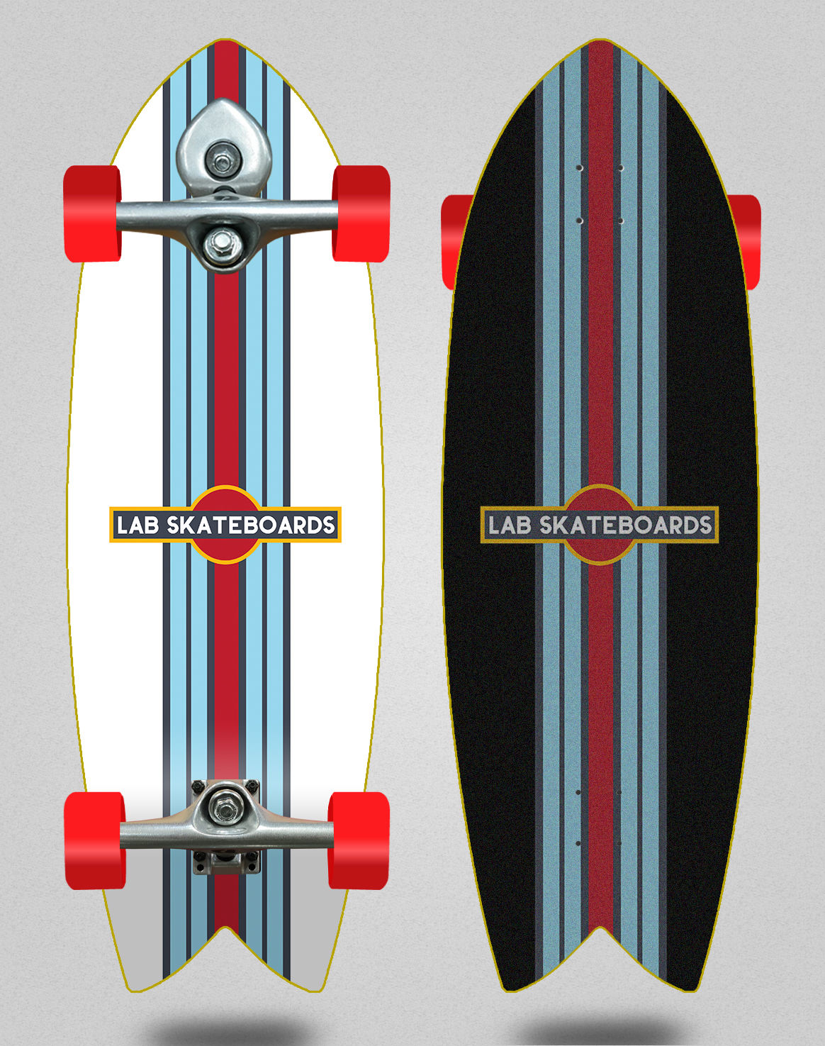 Lab surfskate BURI trucks - Rally 32 fish