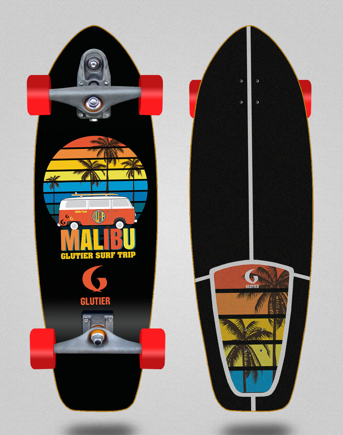 Glutier surfskate T12 trucks - Malibu 31