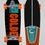 Thumbnail: Golden Sand surfskate T12 trucks Icon turquoise 31 fish