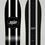 Thumbnail: Wood light surfskate deck - Classic black white Bucky 10x31