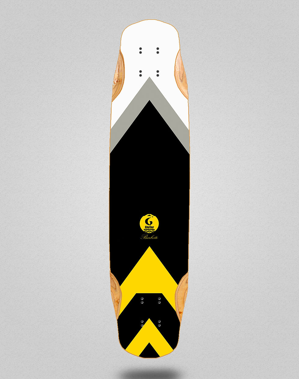 Miniatura: Glutier Barbeito longboard deck 38x8.45