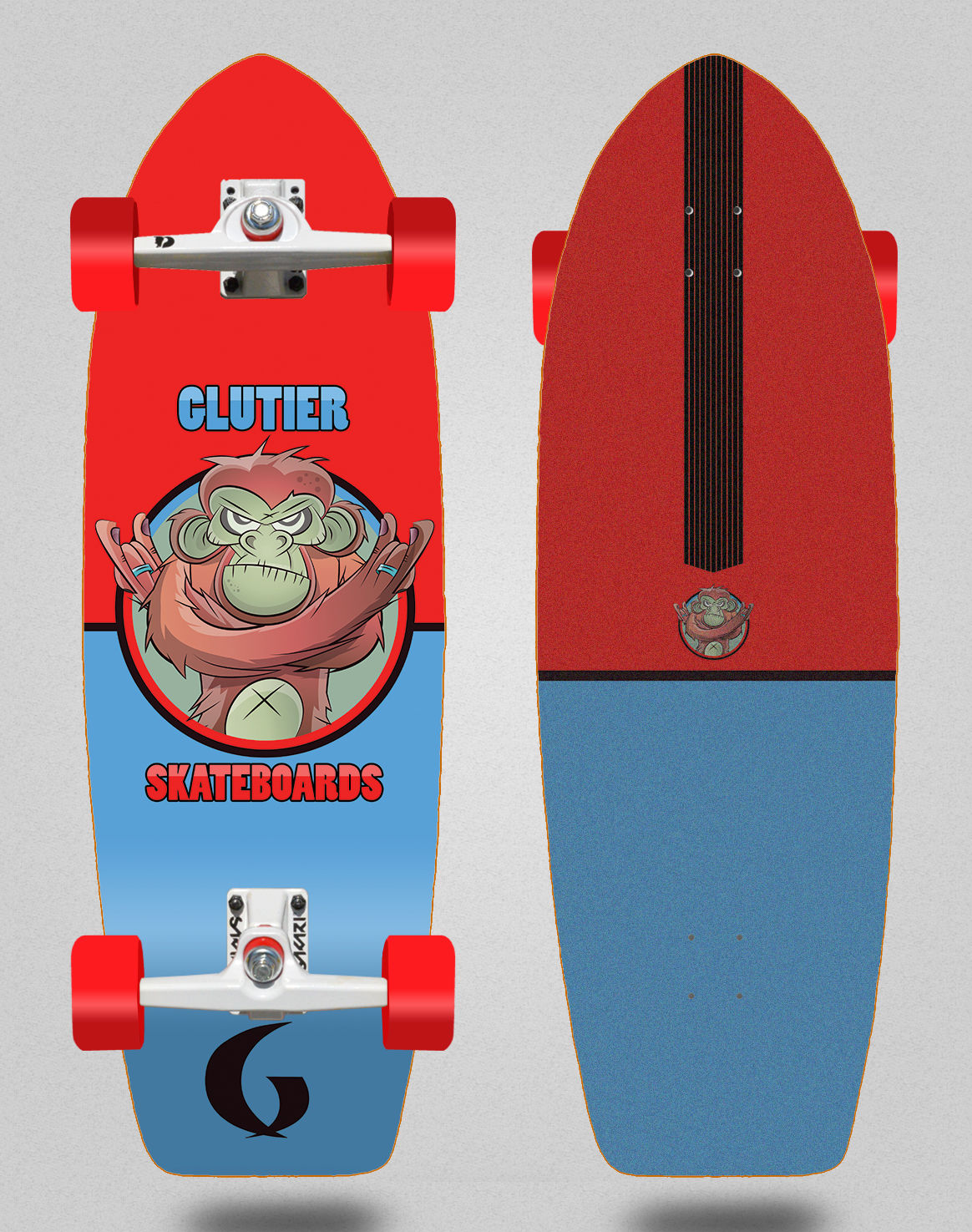 Glutier surfskate SGI trucks - Moñet 30