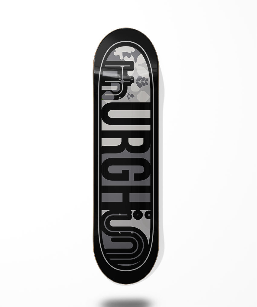 Urgh skate deck Leaf dark