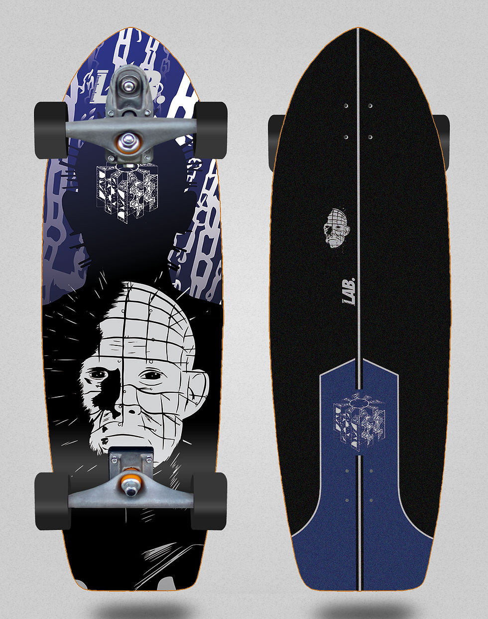 Miniatura: Lab surfskate T12 trucks - Pinhead 31 fat tail