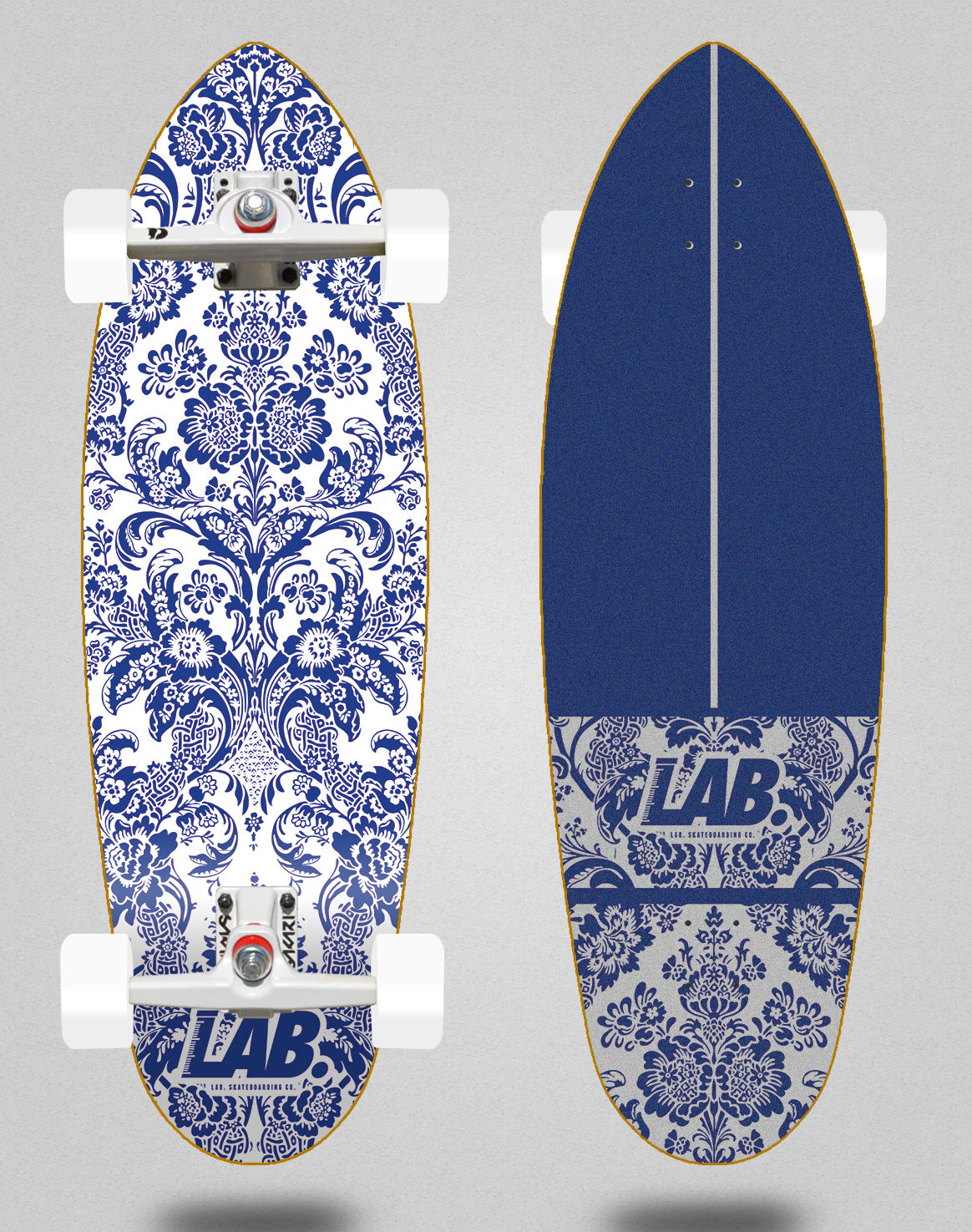 Lab surfskate SGI trucks - Porcelain 32,5 deep
