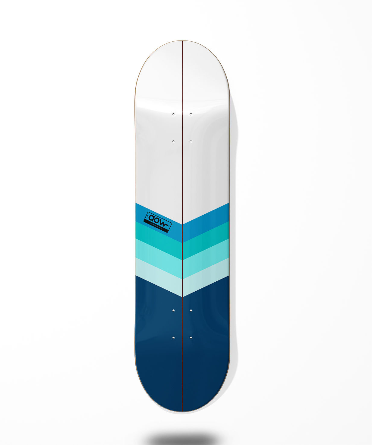 Aow Blue arrow skate deck