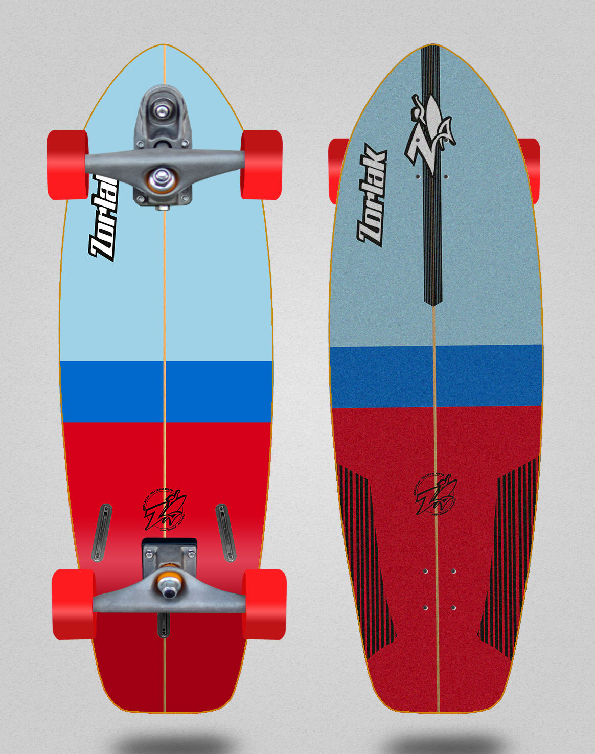 Zorlak surfskate T12 trucks Out blood 31
