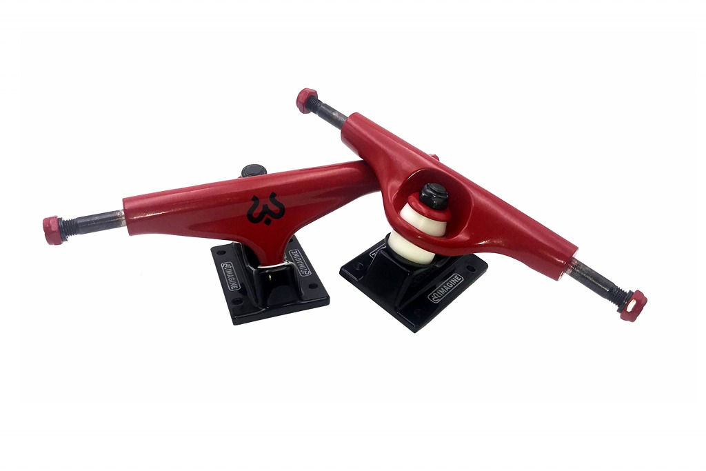 Imagine trucks red black 5.25