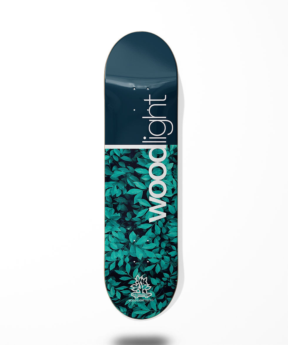 Miniatura: Wood light skate deck All type nature