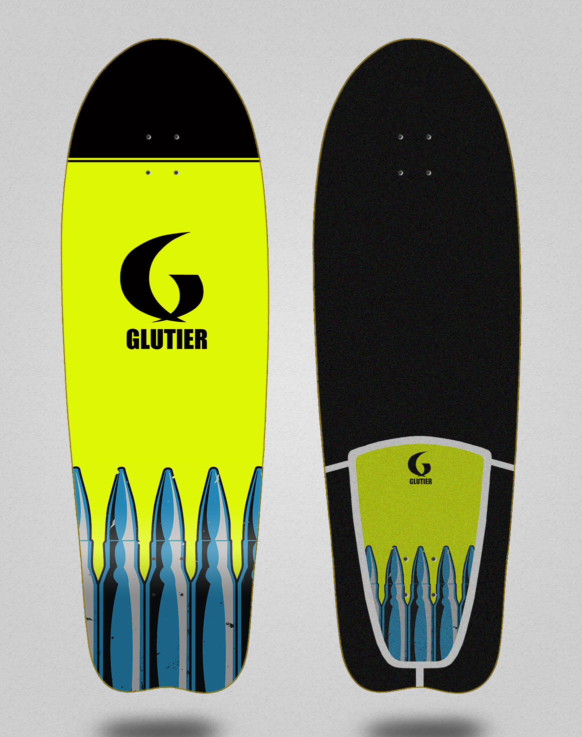 Glutier deck - Bullets fluor 31