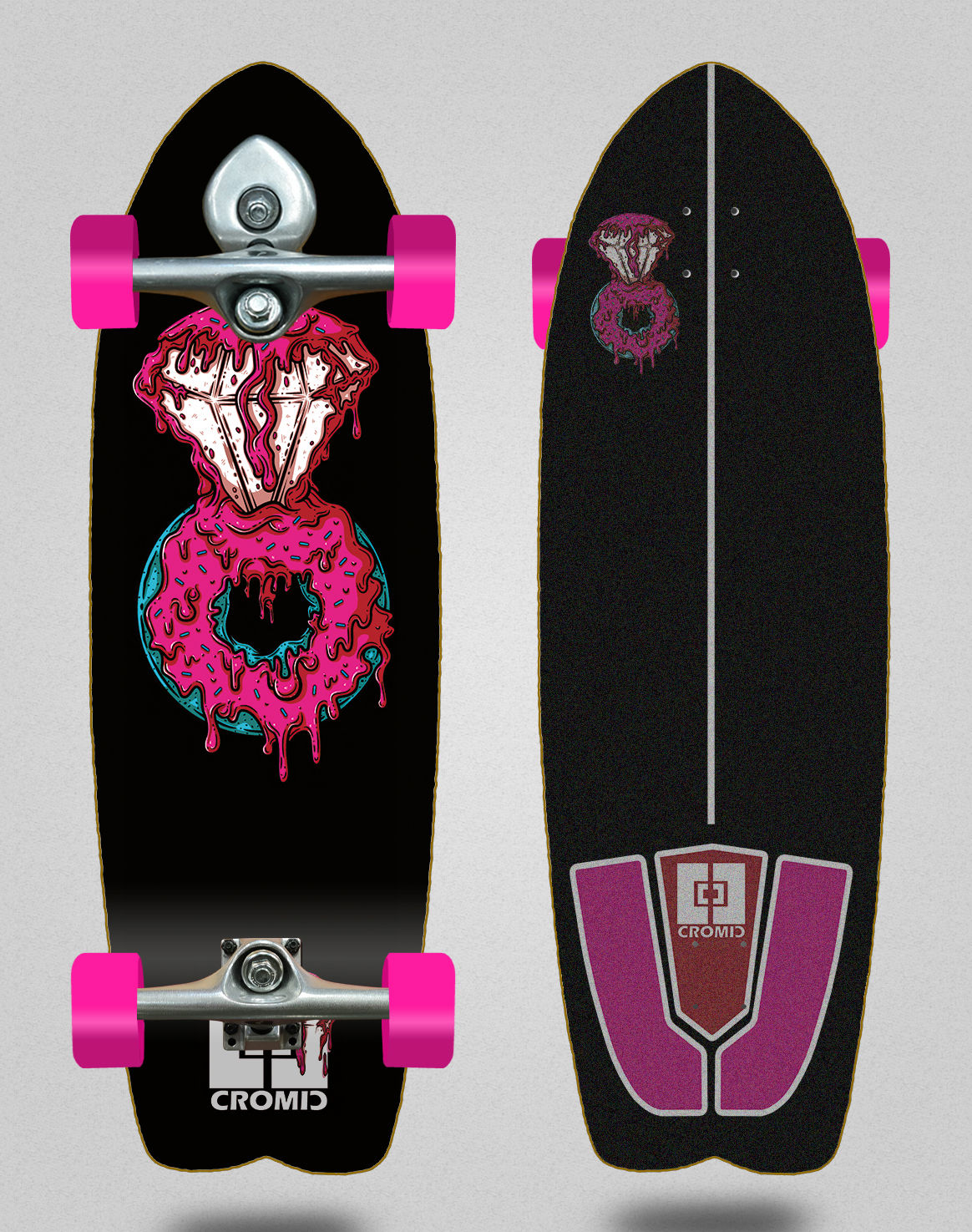Cromic surfskate BURI trucks - Donat pink 29