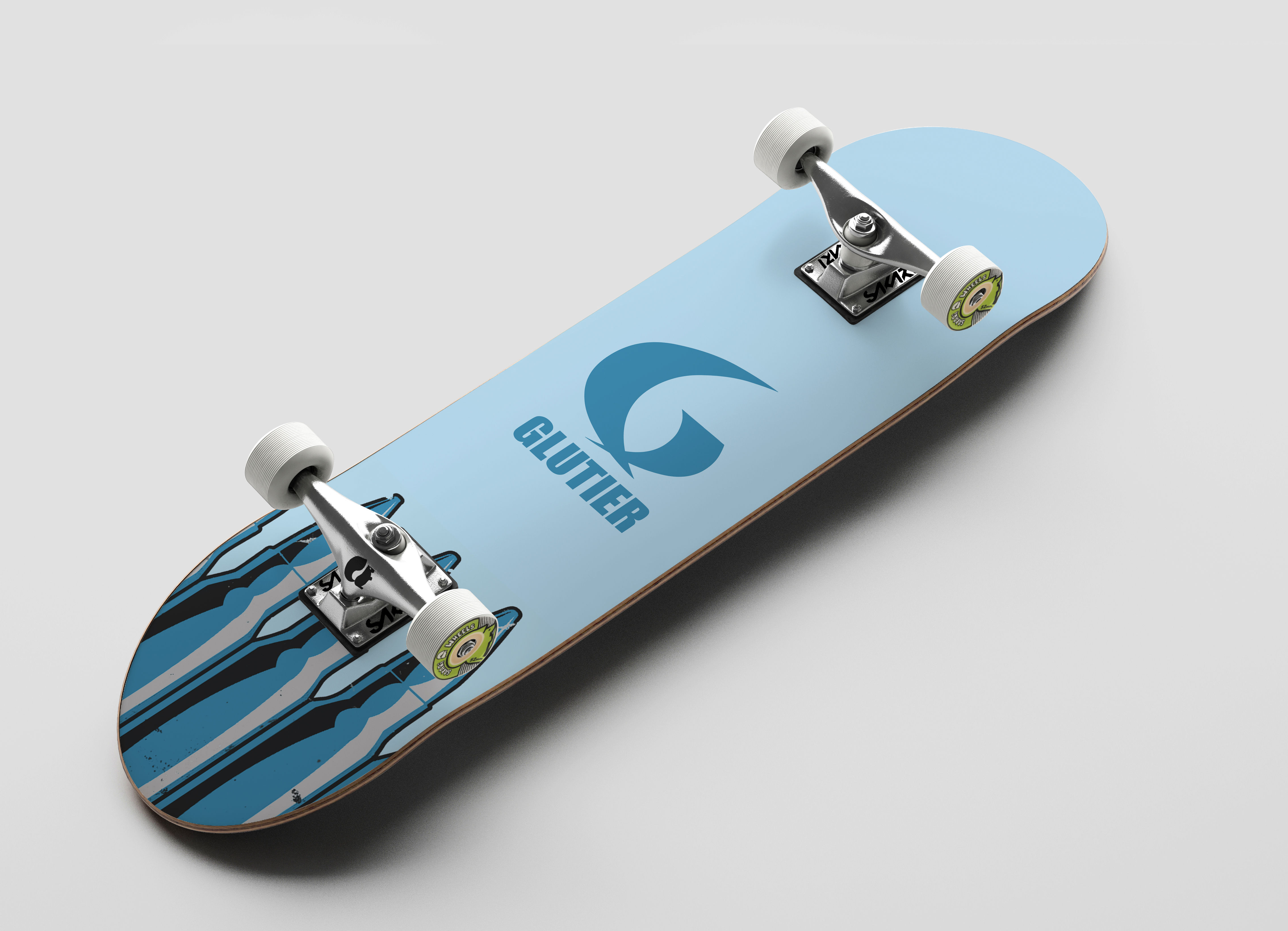 Glutier Bullets skate complete