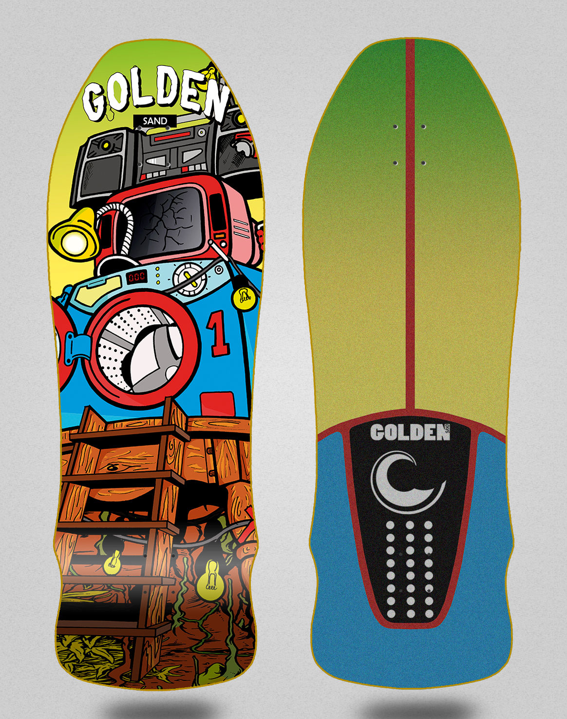 Golden Sand deck - Tristan Nave Giga 9.75x30