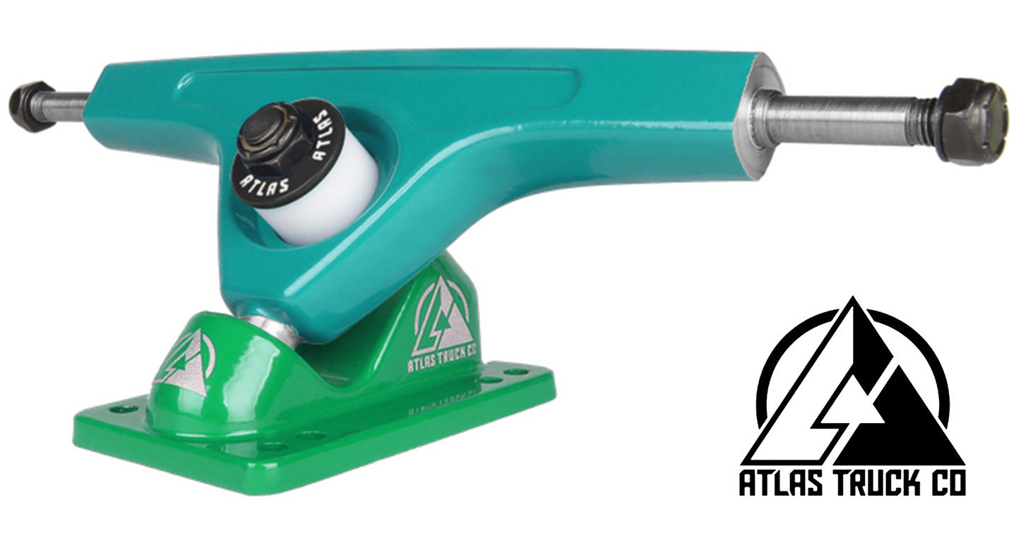 Atlas trucks 180mm 48º(set 2) - Turq green