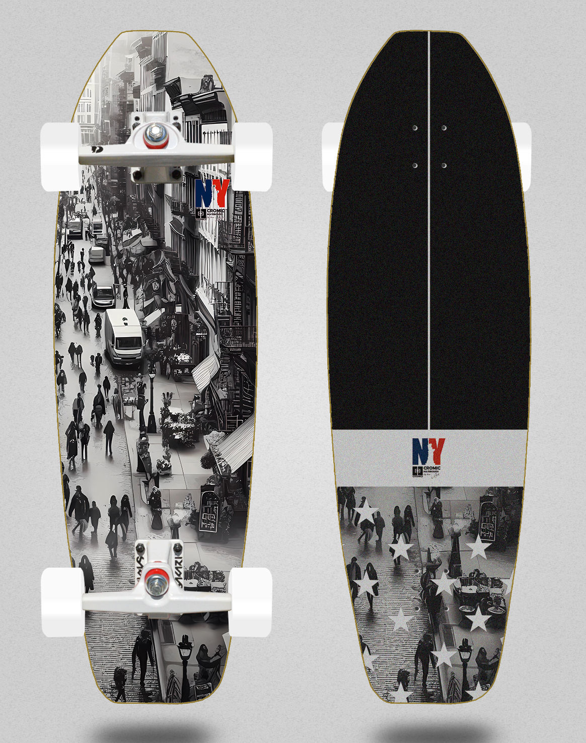 Cromic surfskate SGI trucks - NY Little 31,5 Flame