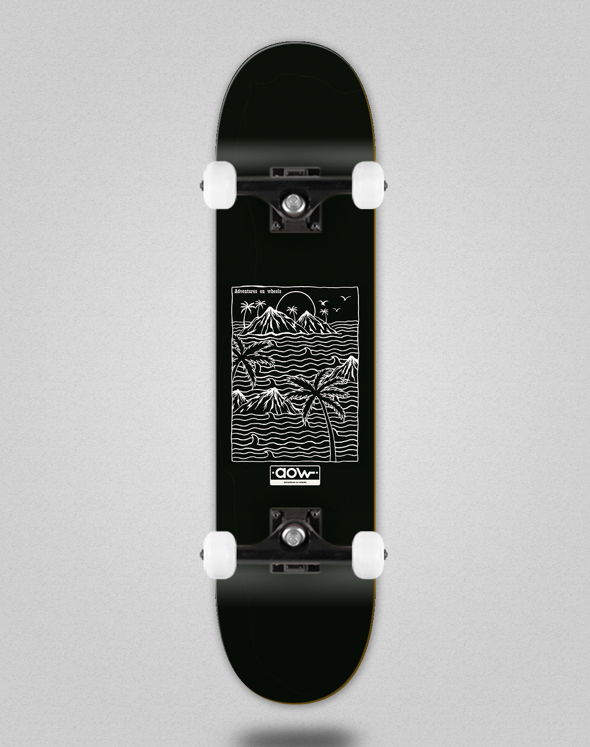 Aow Paradise black skate complete