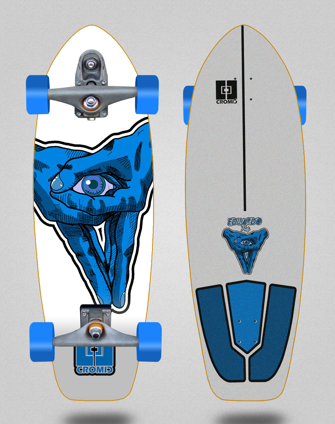 Cromic surfskate T12 trucks Eduardo Prieto Special one 31