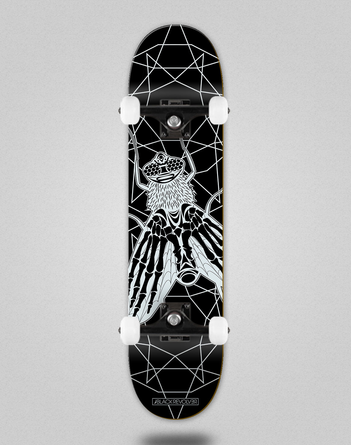 Black Revolver Insecta collective mosca black skate complete