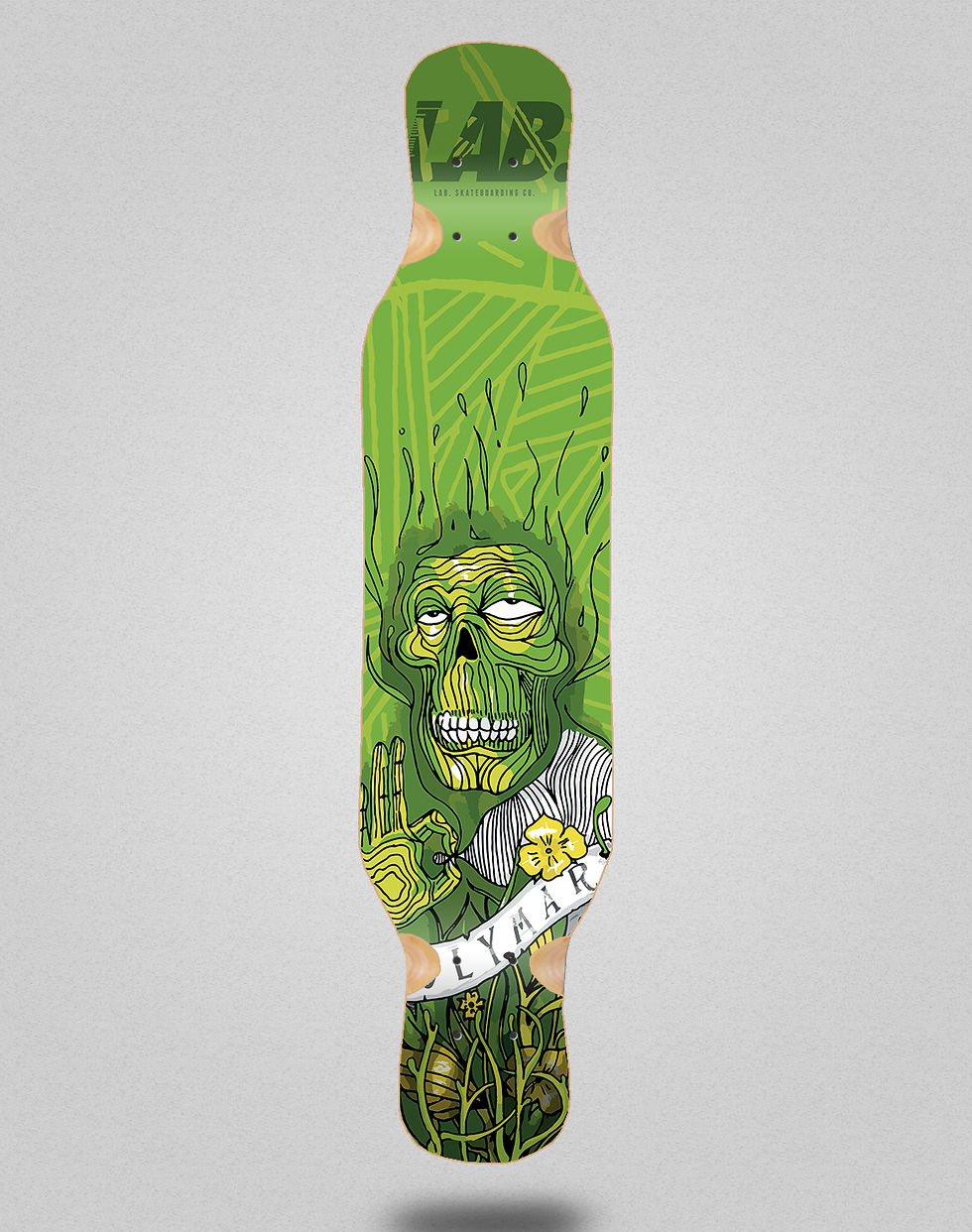 Thumbnail: Lab Sol y mar longboard deck 46x10Lab Slommer longboard deck 46x10