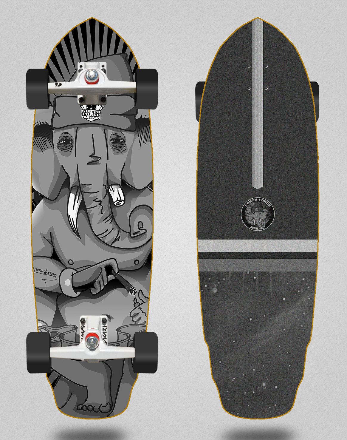 South force surfskate SGI trucks Jason edit special 32