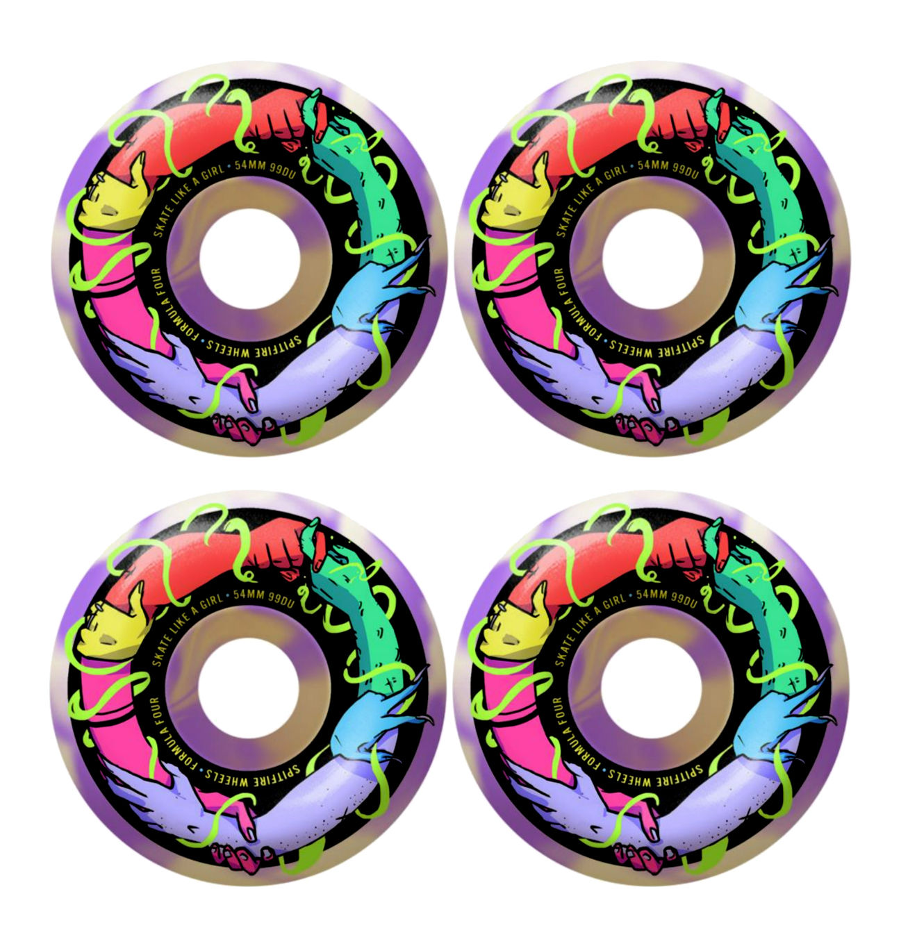 Spitfire F4 99 FRIEND OF SK8 LIKE A GIRL54mm