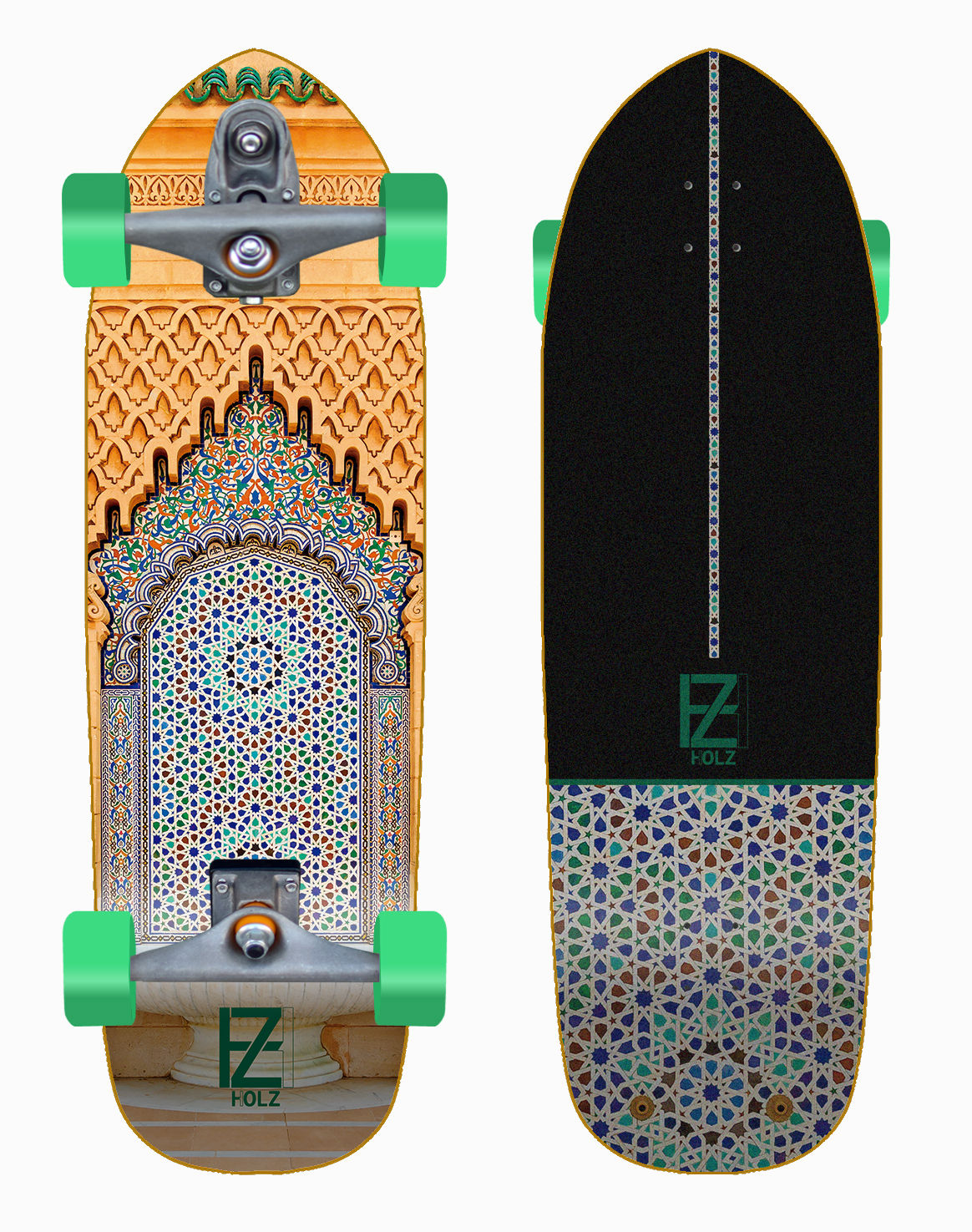 Holz surfskate T12 trucks - Resi Gal 33.5 Hill