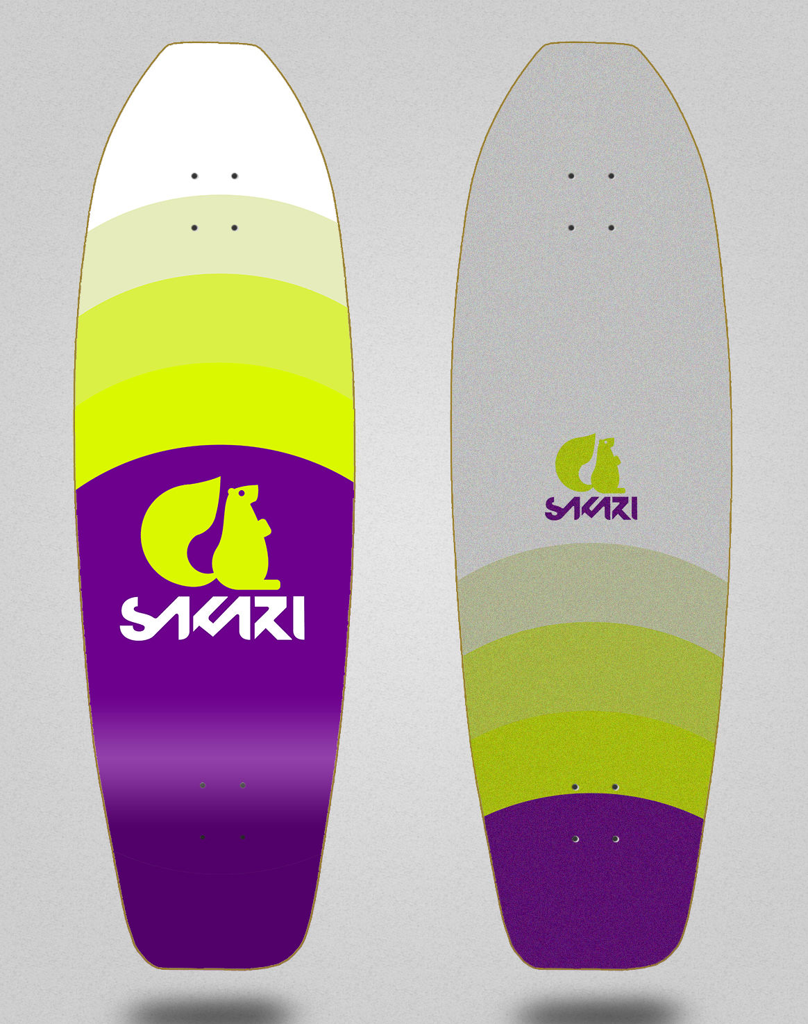 Sakari surfskate deck - City tricks 31.5