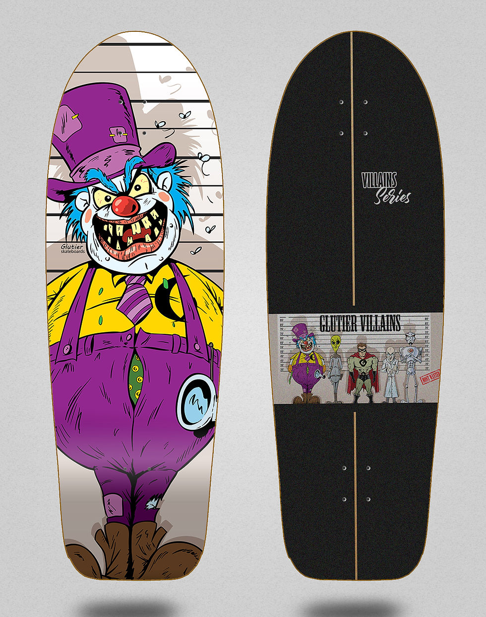 Glutier deck - Villain Krusty 30.5