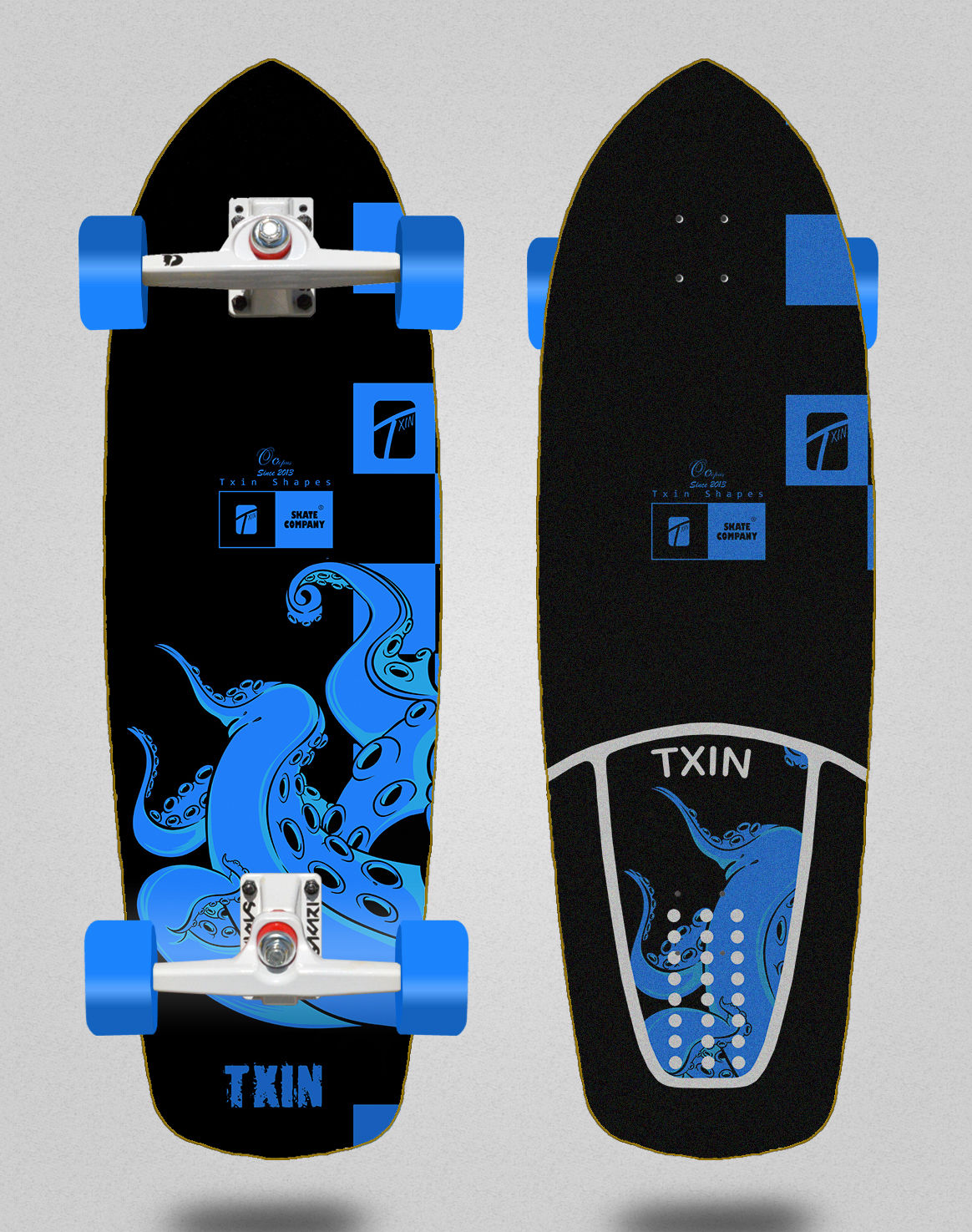 Txin surfskate SGI trucks - Octopus blue 34
