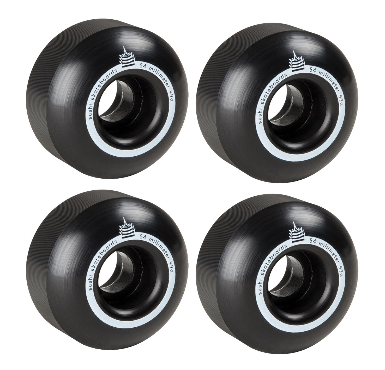 Sushi Wheels 54 MM Pagoda Team V2 Black