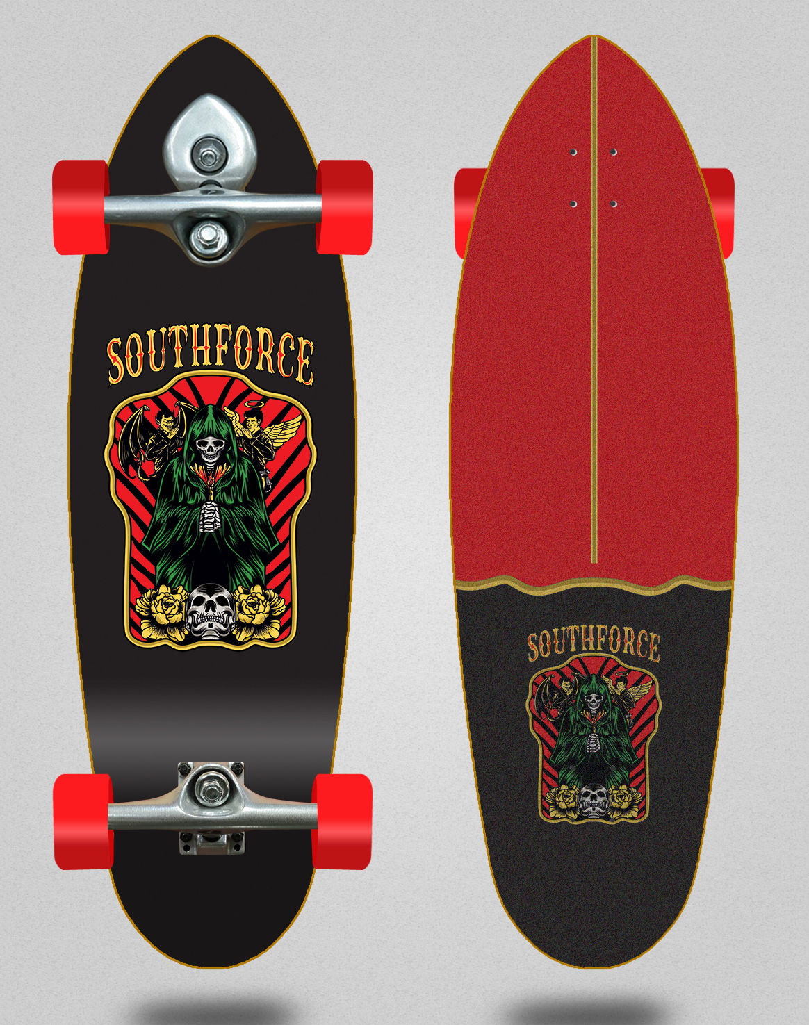 South force surfskate BURI trucks - 100 Muerte 32.5