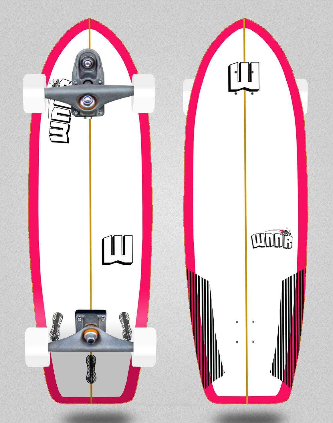 Wnnr surfskate T12 trucks Moldes 31