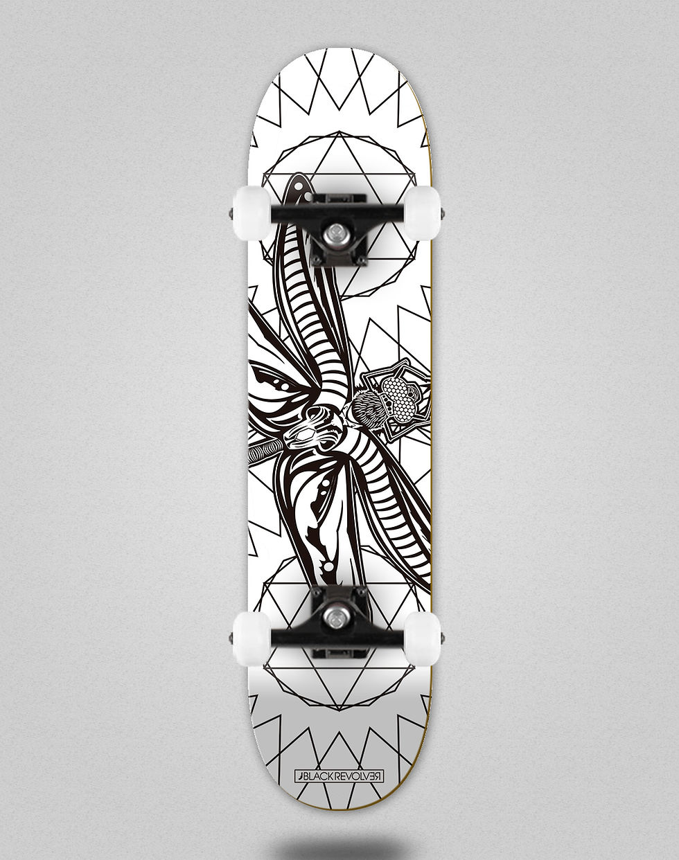 Miniatura: Black Revolver Insecta collective libelula white skate complete