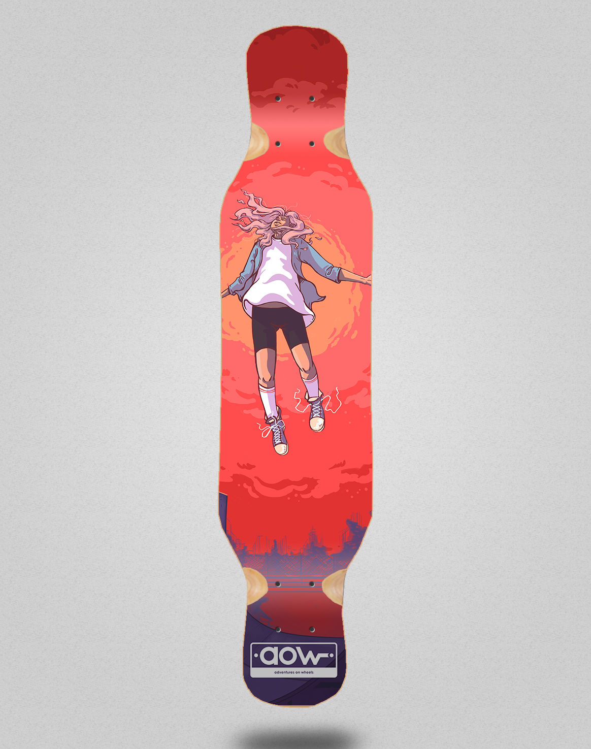 Aow Floating longboard deck 46x10