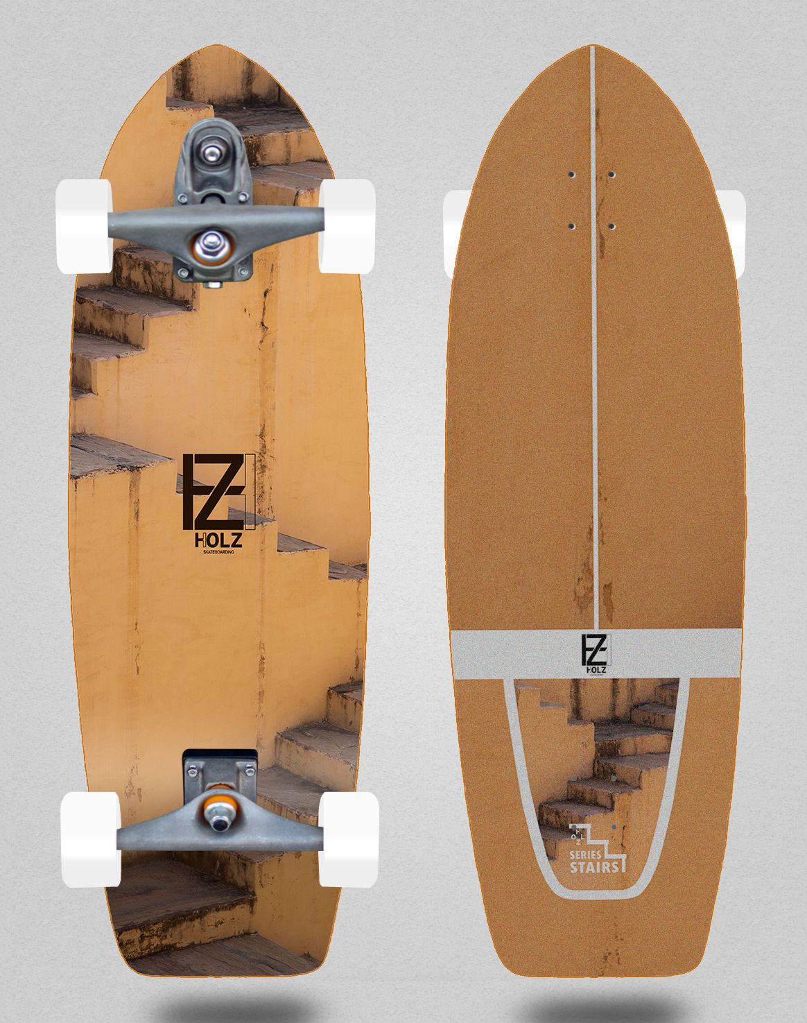 Holz surfskate T12 trucks - Stairs Arabic 31 fat tail