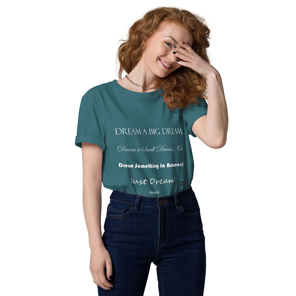 Thumbnail: "Just Dream" WP Unisex organic cotton t-shirt