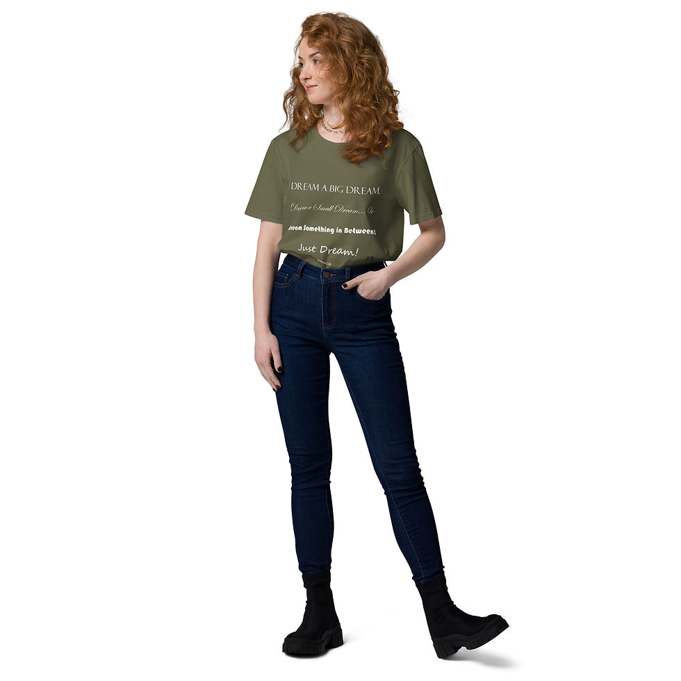 Thumbnail: "Just Dream" WP Unisex organic cotton t-shirt