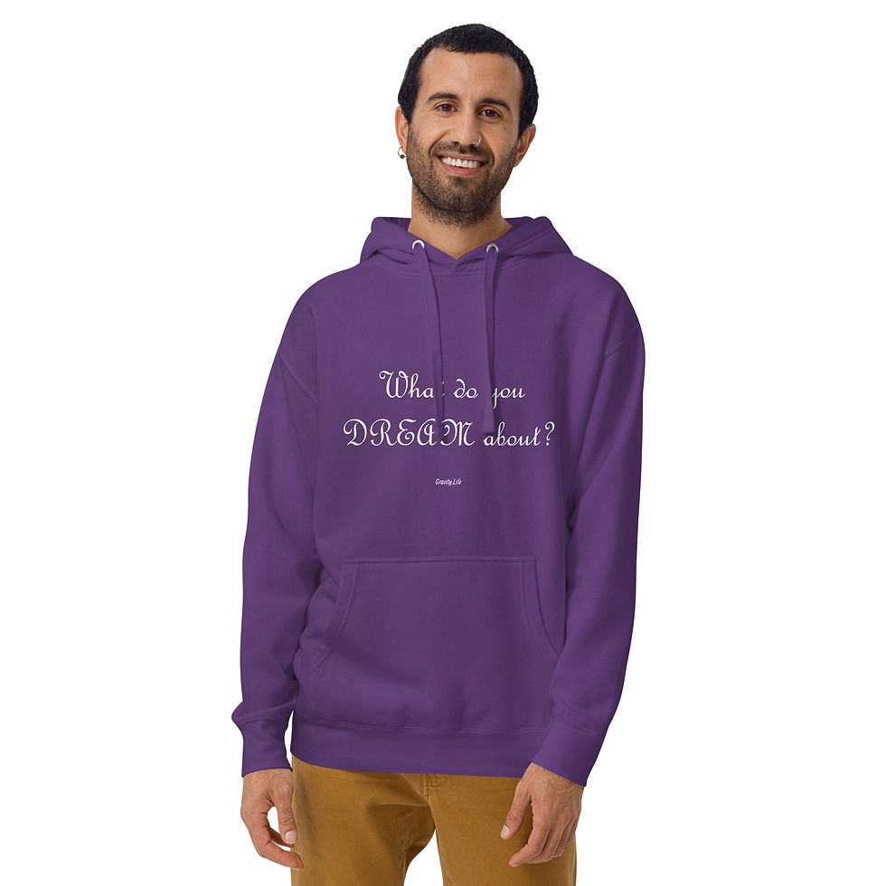 Thumbnail: "What do you Dream About?" WP Unisex Hoodie